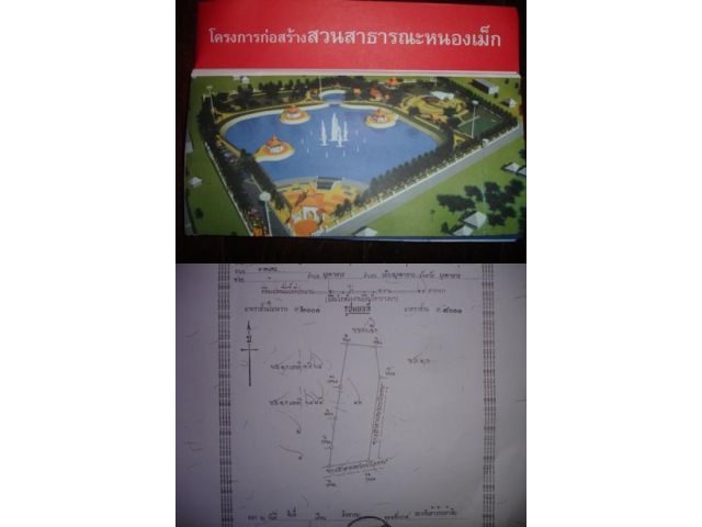 ขายที่ดิน ติดสวนสาธารณะหนองเม็ก ติด ร.ร.เทคโนรักไทย เจ้าของขายเอง