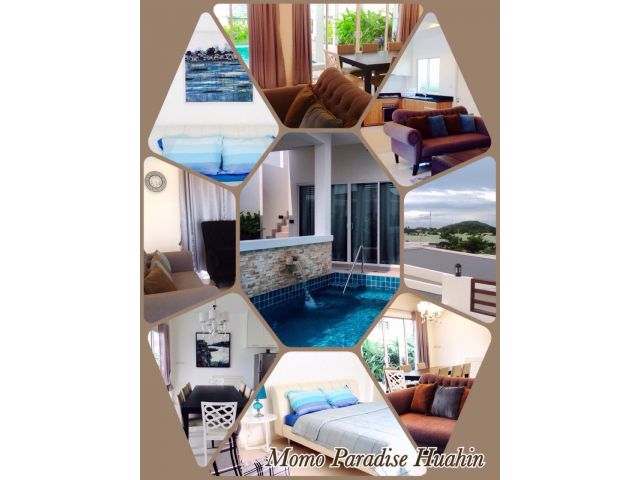 Private house pool villa style 2bedroom for rent