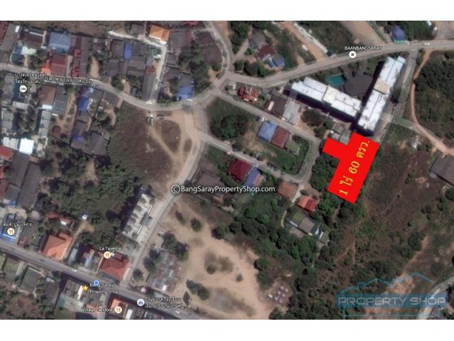 REF# LS79 - LAND FOR SALE IN BEACH SIDE OF BANG SARAY 460 SQ.W