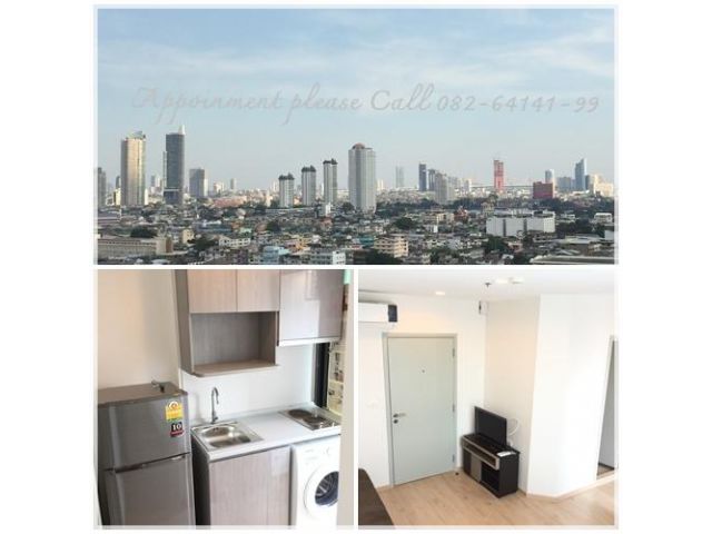 +++ Urgent for rent Ideo Sathorn Thaphra fully furnished nice view close to BTS and department store.