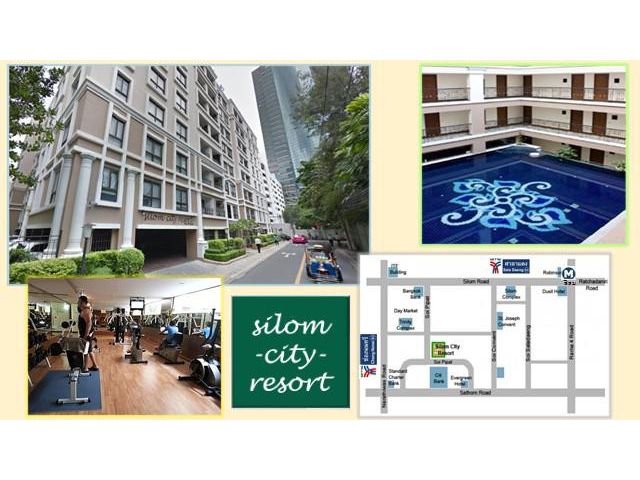 Condo for Rent : Silom  City  Resort  / 44 sq.m / 22,000 per Month