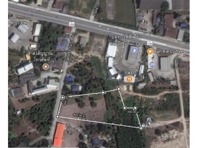 ขายหรือให้เช่าที่ดินเปล่า 7ไร่ 1งาน 65 ตรว ตำบลหนองรี จังหวัดชลบุรี ที่ดินอยู่ใกล้ถนนสายหลักชลบุรี-บ้านบึง 344