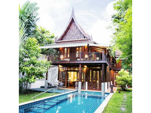 ให้เช่าบ้านเดี่ยว 2 ชั้น บ้านทรงไทย สุขุมวิท101/1 พร้อมสระว่ายน้ำระบบเกลือ ใกล้ BTS ปุณวิถี บ้านสวยพร้อมอยู่