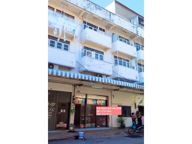 ขายอาคารพาณิชย์ 3 ชั้นครึ่ง ใจกลางเมืองราชบุรี