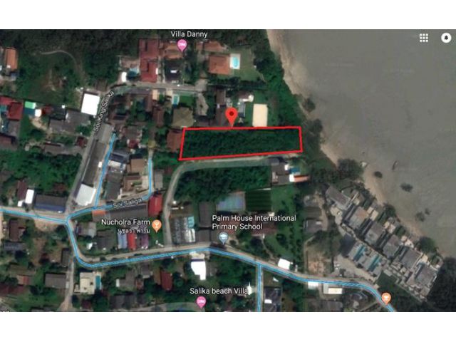 Beach front land for sale in Rawai