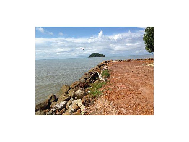 The Nicely large Land 10 Rais for Sale  Sea View at Kaoperit,Leamsing,Chathaburi