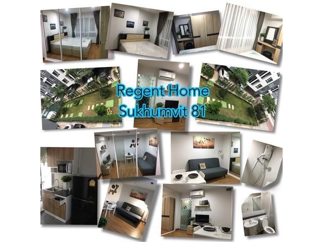 For Rent Regent Home Sukhumvit 81 Close BTS On Nut Station Size 28 sq.m