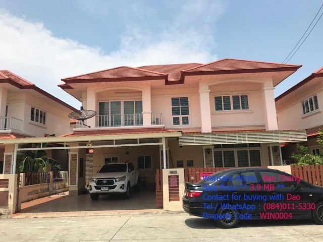 Sale A house with fully-furnished in Warisara Home, Ban Chang