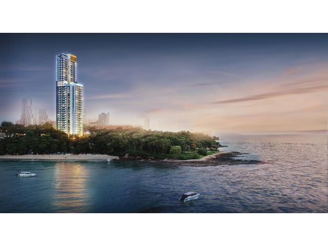 Andromeda A Luxury Condo No studio type 28 Sq.m.high-rise floor, clearly see the sea view, left.