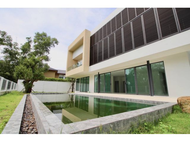 ขายบ้านพลูวิลล่า ในโครงการโบ๊ทพัฒนา-บายพาส (Escape Villa )หลังอีเกีย เนื้อที่ 160.9ตร.วาขาย23ล้าน