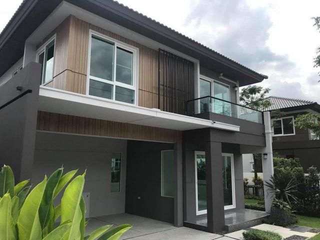 SbH2ให้เช่าบ้านเดี่ยว2ชั้น มัณฑนา ศรีนครินทร์ ร่มเกล้า อ บางพลี  3ห้องนอน 3ห้องน้ำ 35000บาท