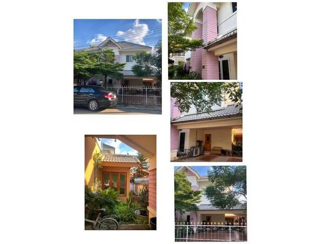 SbH1ให้เช่า-ขายบ้านเดี่ยว หมู่บ้านสวนราชา  4 นอน 3 น้ำ โครงการเกษตรนวมินทร์ เขตลาดพร้าว เช่า 28,000ขาย 5990000บาท