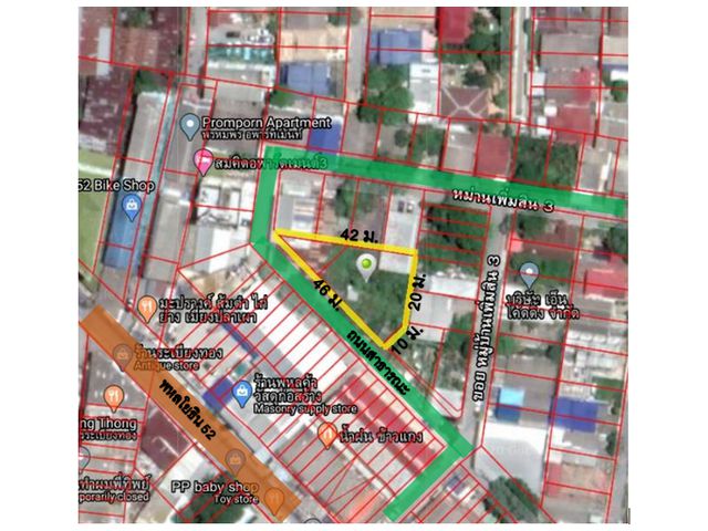 ขายที่ดินเปล่า ถมแล้ว ซอยพหลโยธิน 52 ใกล้รถไฟฟ้าสะพานใหม่