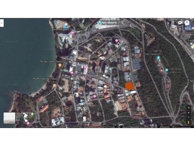 Land 1,808 Square meter for sale in Pattaya, Chonburi. khao pratumnak Pattaya.