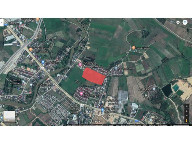 Land for sale Near Central Chiang Rai, near Home Pro and Chiang Rai Airport 50,868 Square meter