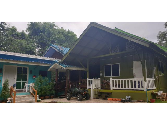 ที่ดินพร้อมบ้านพักอาศัย 3 หลัง กาญจนบุรี