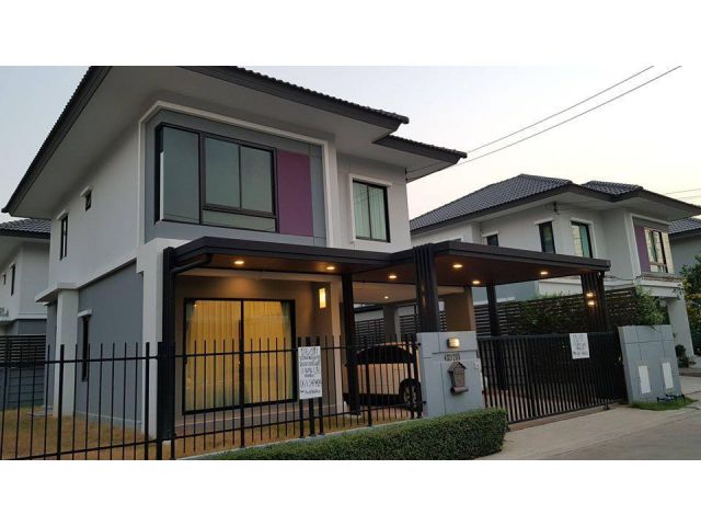 ให้เช่าบ้านเดี่ยว 2 ชั้น พร้อมอยู่เฟอร์นิเจอร์ครบ ใกล้ทางด่วนการเดินทางสะดวก หมู่บ้านดีไลท์ ดอนเมือง รังสิต