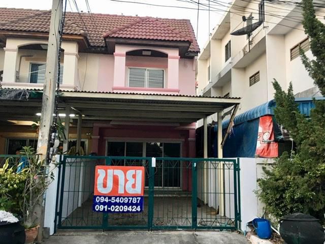 ทาวเฮ้าส2ชั้น 20ตรว. ติดถนนทางเข้าหมู่บ้านรัตนพิธาน1 หน้าตลาดสระครก จอหอ