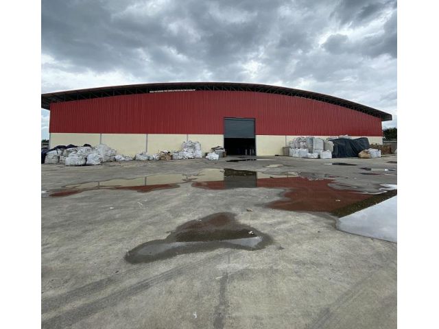 SS114 ขายให้เช่าที่ดินพร้อมโรงงาน 13 ไร่ ติดถนน มี รง.4 พร้อมอยู่ ราคาไม่แพง