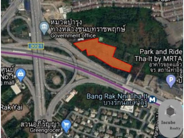 ขายที่ดิน บางรักน้อย นนทบุรี 9-0-80.3 ไร่