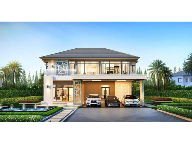 บ้านเดี่ยวหลังใหญ่ เน้นพื้นที่ใช้สอย 407 ตรม