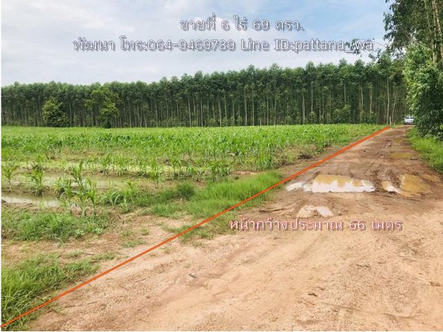 ️ขายที่เกษตร ราคาถูกๆ เขตกบินทร์บุรี เนื้อที่ 6 ไร่ 69 ตรว.