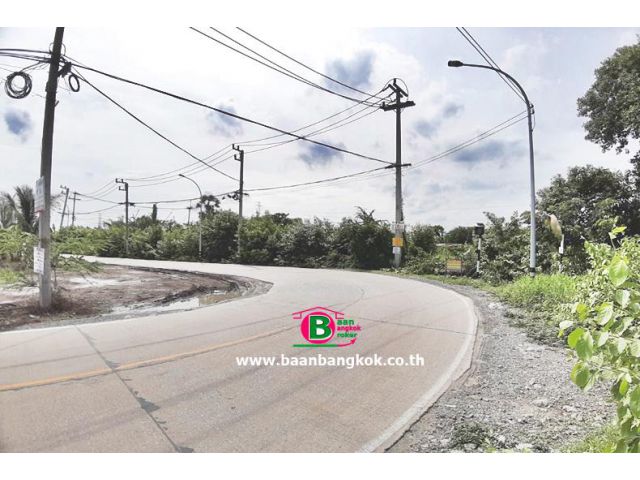 ที่ดินเปล่า ถนนเลียบคลอง 8 เนื้อที่ 18 ไร่ 64 ตรว. ถนนรังสิต-นครนายก ธัญบุรี ปทุมธานี