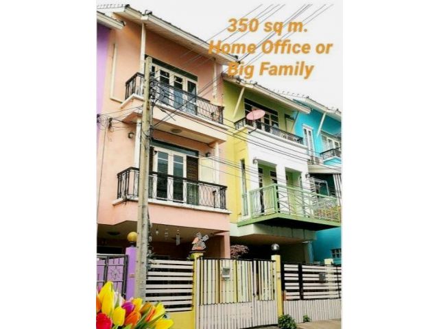 ขายบ้านทาวโฮม 3ชั้น 2 ห้องติดกัน มบ. All Suite ถนนสายไหม  แบบคลัสเตอร์เฮ้าส์ เขตสายไหม 40 ตร.วา มีพื้นที่ใช้สอย รวมกว่า