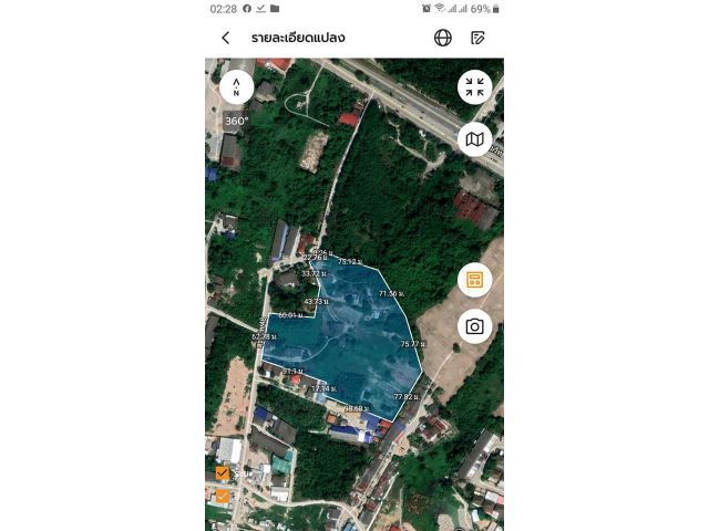 2)..ขายที่ดินเปล่าฝั่งตรงข้าม ศูนย์ราชการจังหวัดระยอง ขายในราคา โควิด-19 จำนวน 16 ไร่ 2โฉนด