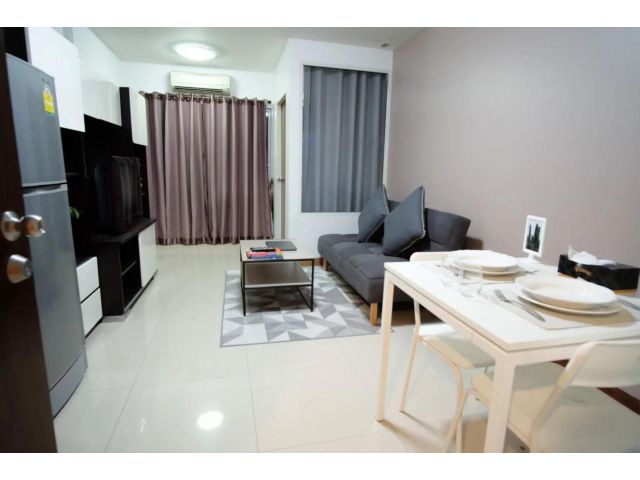 ให้เช่าคอนโด IVY รัชดา 1ห้องนอน ตึก A ใกล้ MRTสุทธิสาร Fully Furnished
