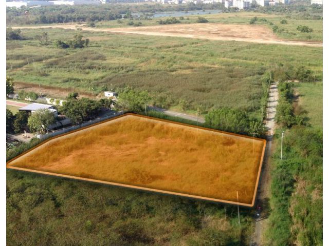 ขายที่ดินถมแล้ว 2 ไร่ 3 งาน 23 ตรว. แปลงสวยม.เอแบค