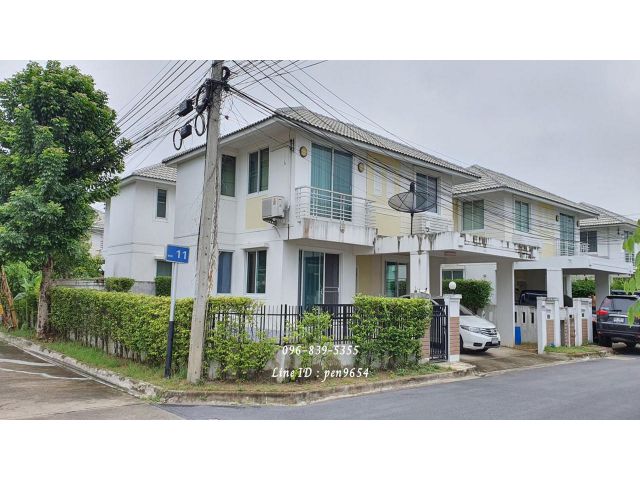 PH809 ขายบ้านแฝดมือสองนนทบุรี ม.โฮมเพลส บางใหญ่ ขายพร้อมเฟอร์