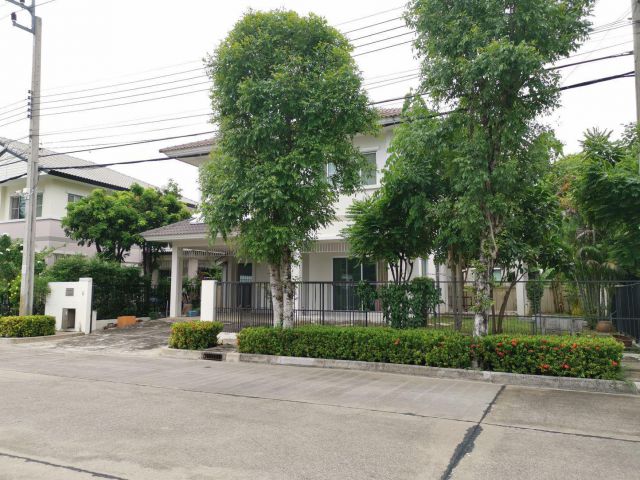 PPH243H243 ขายด่วนบ้านเดี่ยว 66ตรว. มบ.ชัยพฤกษ์ถ.ราชพฤกษ์ หน้าบ้านเป็นวิวสวนขนาดใหญ่