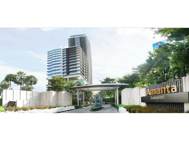 รหัสทรัพย์  8395 อมันตา ลุมพินี Amanta Lumpini  ตรงข้าม The one bangkok