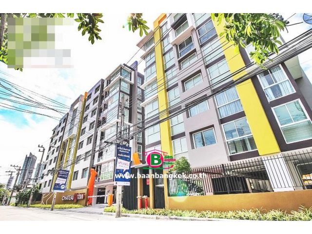 คอนโดมิเนียม ห้องมุม โครงการ ชาโตว์อินทาวน์ จรัญสนิทวงศ์ 96/2 ชั้น 4 เนื้อที่ 29.56 ตรม. เขตบางพลัด