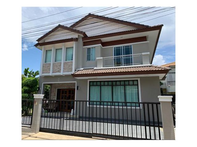 U966 ให้เช่าบ้านเดี่ยว 2 ชั้น หมู่บ้านสีวลี ปิ่นเกล้า-สาทร ทำเลดี ติดถนนราชพฤกษ์ ใกล้ห้างใกล้ตลาดสดและโรงเรียน บ้านใหญ่น