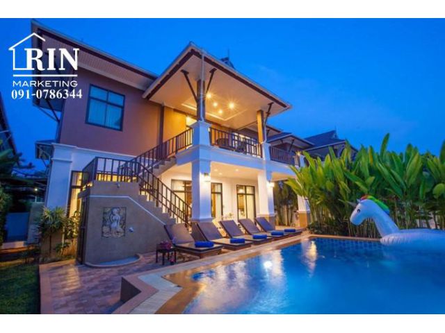 R017-028 ขายบ้านเดี่ยว​ Pool Villa .​2ชั้น​ 76.6 ตรว.​ อ่าวนาง กระบี่ 091-0786344