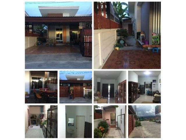 บ้านแฝด ชั้นเดียว หมู่บ้านจินดาภัณฑ์ อ.บ้านบึง จ.ชลบุรี