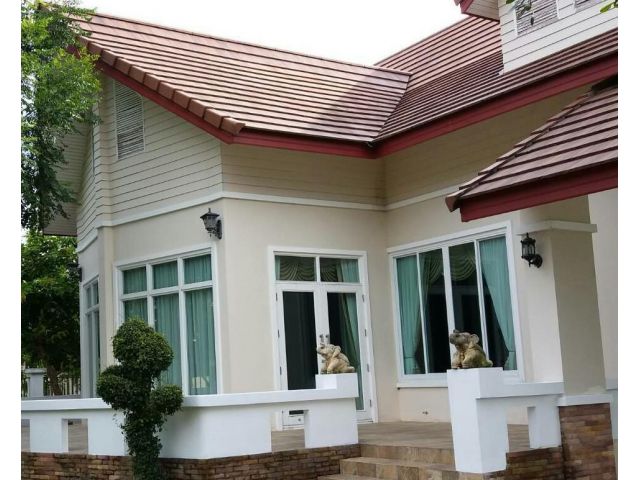 บ้านในโครงการสันกำแพงเลควิวรีสอร์ท