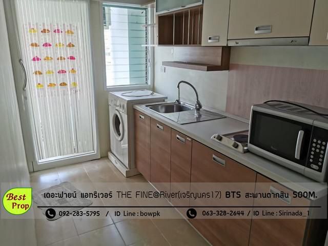 ให้เช่า 50ตรม.The Fine River เจริญนคร17 BTSตากสิน