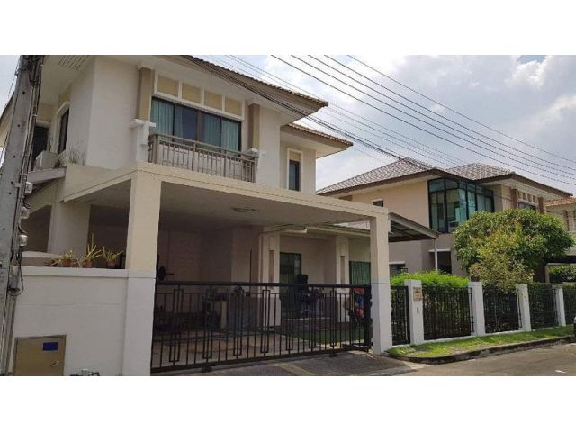 ขายบ้านเดี่ยว หมู่บ้านบุราสิริงามวงศ์วาน-ประชาชื่นใกล้สวนสาธารณะและสโมสร