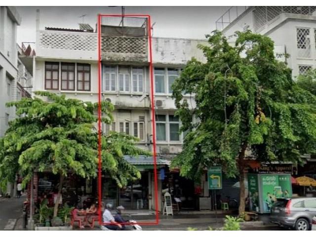 ให้เช่าอาคารพาณิชย์4ชั้นติดถนนสีลมตรงข้ามวัดแขก