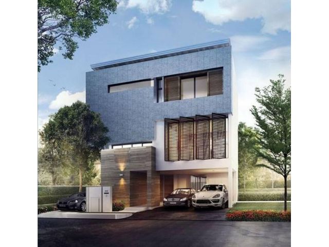 RENTบ้านโมเดรินหรู ถนนเทียมร่วมมิตร เดินทางสะดวก