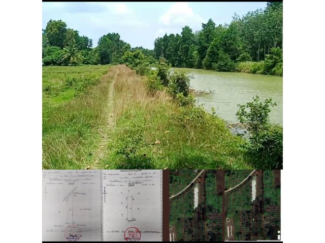 ขายที่ดินเปล่าและบึงคลองหอยโข่งคลองหลา 5 ไร่ 3 งานขาย 1.5ล้านบาท