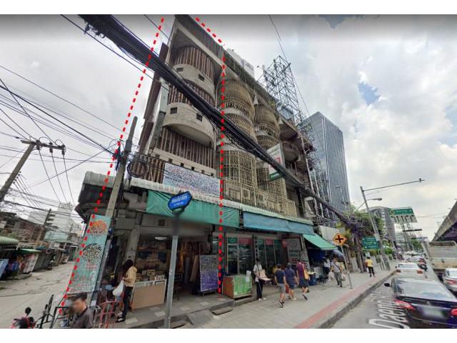 รหัสทรัพย์  8862 อาคารพาณิชย์ ปากซอยเกียรติชัย ใกล้แยกพระราม 9  ใกล้ MRT พระราม 9
