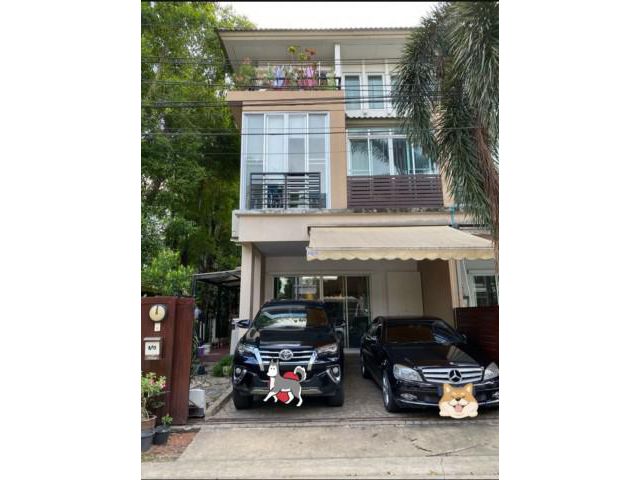 ขายทาวน์โฮม 3 ชั้น หมู่บ้าน วิสต้า ปาร์ค รัชดา-รามอินทรา ใกล้แฟชั่นไอส์แลนด์