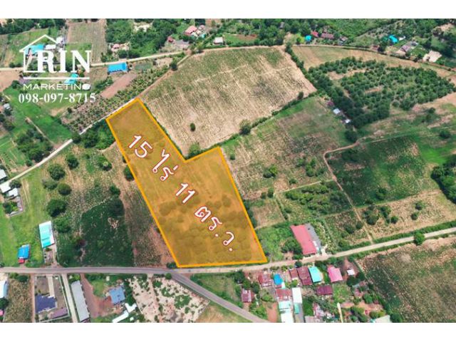ขายที่ดิน ครบุรี ติดถนน 2 ด้านห่างจากถนนราชสีมา-โชคชัย เพียง 1.5 กม.
