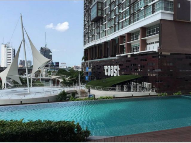 คอนโดเดอะโคสต์ บางนา 1 ห้องนอน ชั้น 21 ติดสวนลอยฟ้า