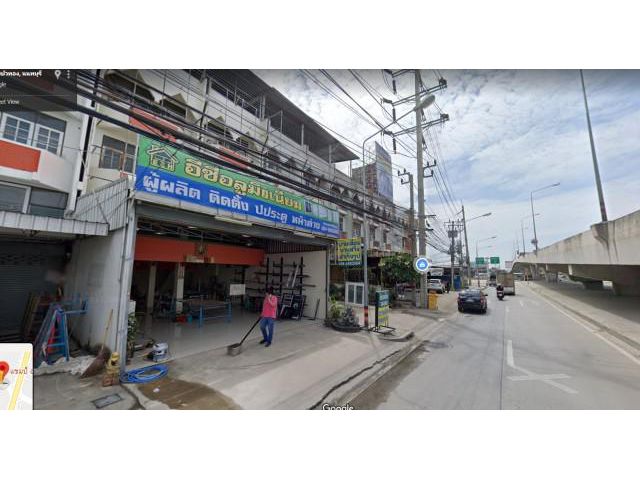 รหัสทรัพย์  9143 ตึกแถว ติดถนนใหญ่ แยกไทรน้อย   ใกล้ห้าง Central Westgste