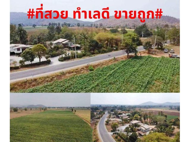 #ที่สวยขายถูก#ขายที่ดินสวยทำเลดีติดถนนลาดยาง 20-2-82 ไร่ (ที่โฉนด) พิกัด ต.พลับพลาชัย อ.อู่ทอง จ.สุพรรณบุรี ไร่ละ 3 แสน